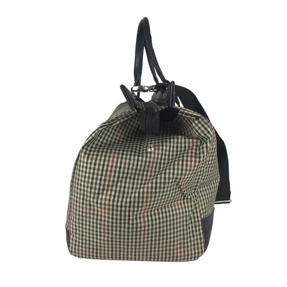 Diane von Furstenberg Womens Multicolor Plaid Pockets Double Handles Duffle Bag - Picture 2 of 10